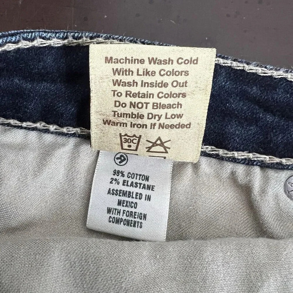 Big Star Jeans Maddie Skinny Mid Rise Blue Dark Wash Stretch Women’s Size 30R - Picture 11 of 11